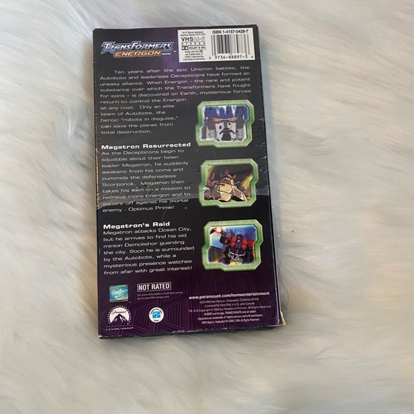 Transformers energon vhs The return of megatron - Picture 2 of 2